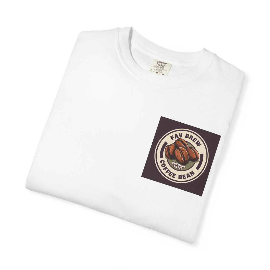 Coffee Break Logo T‑Shirt — Personalized "Robert" Chest Print