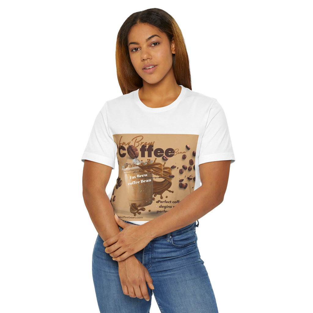 Coffee Beans Graphic T-Shirt — Retro Brew Café Design