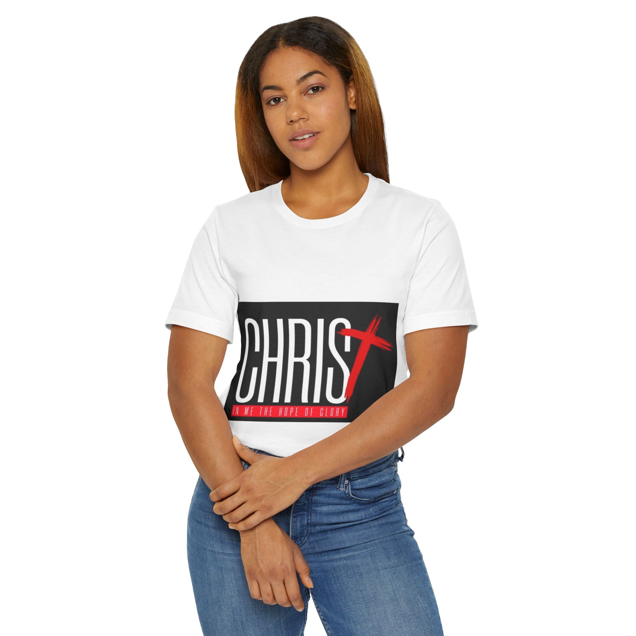 Christian T-Shirt — CHRIST Cross Graphic Faith Tee